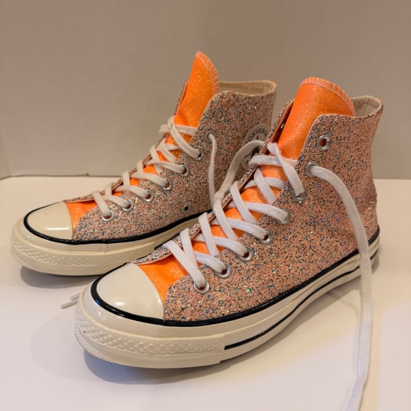 CONVERSE x JW Anderson Chuck Taylor 70 “Glitter Pack” Sneakers Size W8.5/M6.5 - Picture 2 of 5